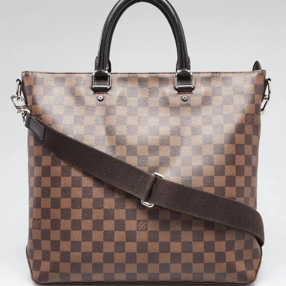 Louis Vuitton Damier Canvas Jake Tote Bag - Picture 1 of 12